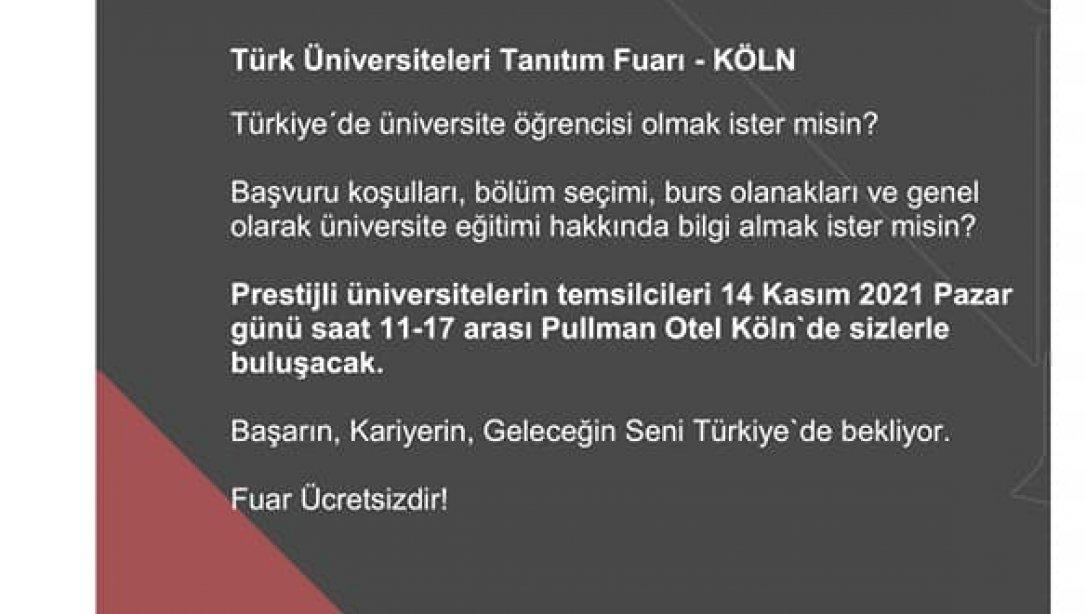 15. TRUCAS Türk Üniversiteleri Tanıtım Fuarı