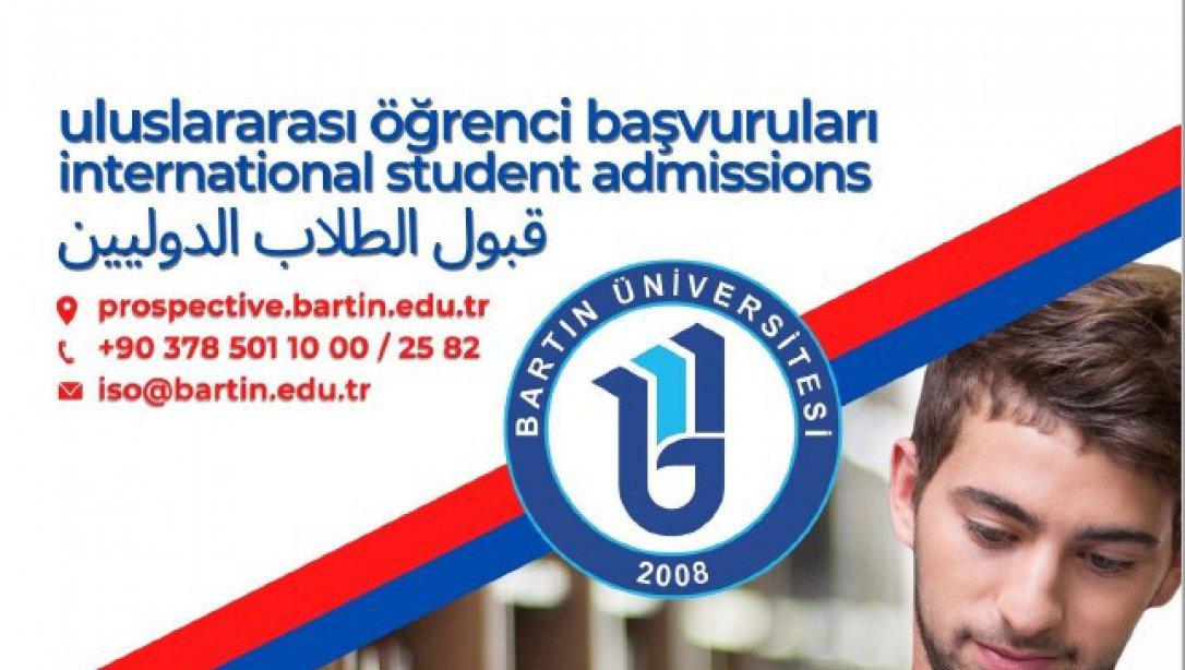 Bartın Üniversitesi 2021-2022 Akademik Yılı için Uluslararası Öğrenci Alımı İlanı Duyurusu
