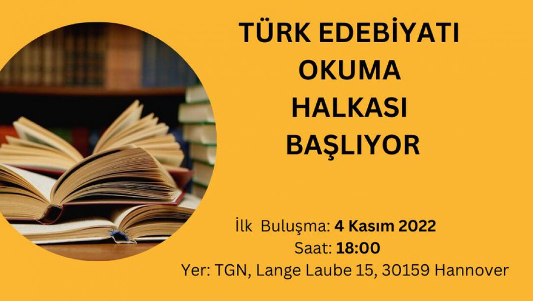 Hannover'de Türk Edebiyatı Okumaları